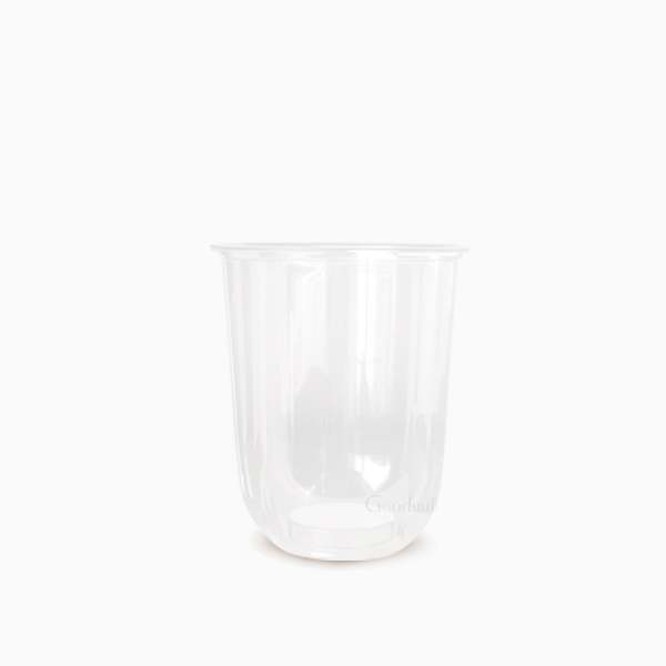 16oz PLA U shape Clear Cup Goodwill Retail