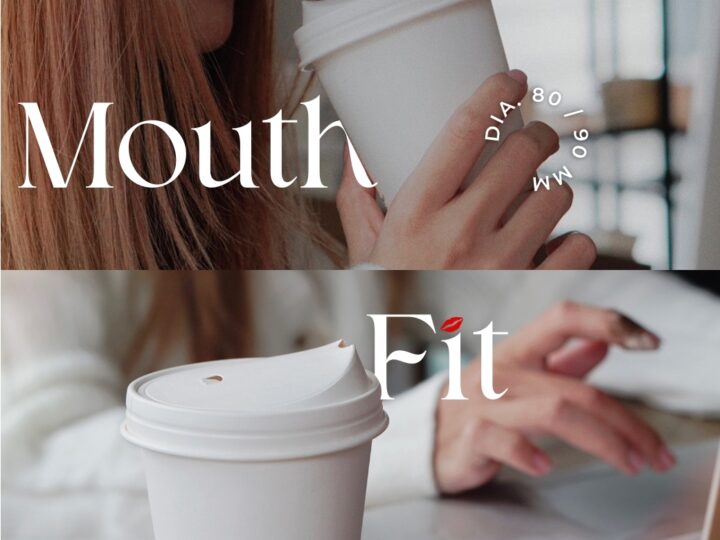 “Mouth fit” paper lid