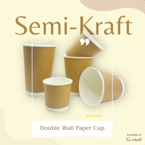 Double Wall Paper Cup : Semi-kraft series