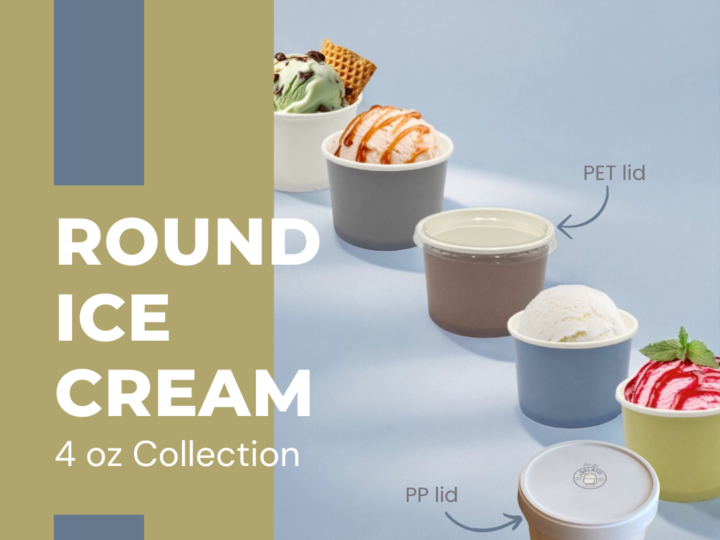 4 Oz Ice Cream Cup: Round Shape