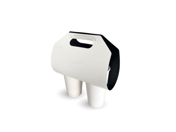 ที่หิ้วคราฟ์แบบ 2 แก้ว (Grab&Go) / 2 cup holder Black & White