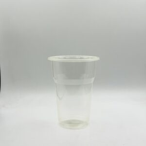 แก้วพลาสติก เรียบ ใส PP 16oz-GPPS shape